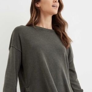 AERIE Olive Green Oversized Sweatshirt Sz Medium
